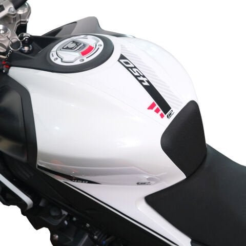 GP Kompozit CF Moto 450 NK 2024-2026 Uyumlu Tank Pad Beyaz