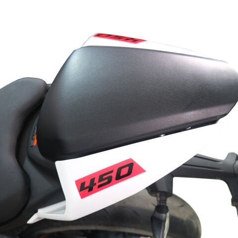 GP Kompozit CF Moto 450 NK 2024-2026 Uyumlu Tank Pad Beyaz