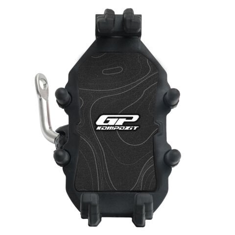 GP Kompozit TTR07 Universal Ayna Bağlantılı Titreşim Modüllü Telefon Tutucu Siyah-Beyaz