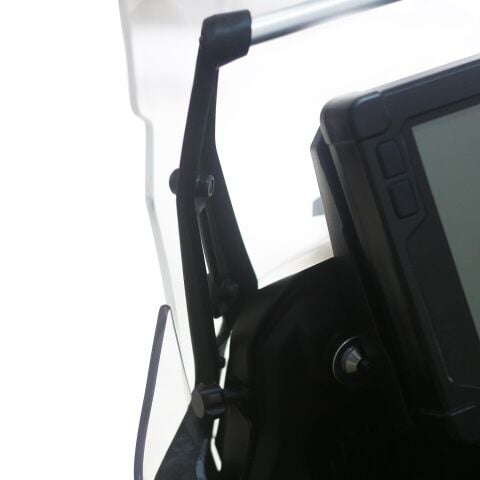 GP Kompozit Yamaha Tenere 700 2019-2023 Uyumlu Ön Cam Siyah