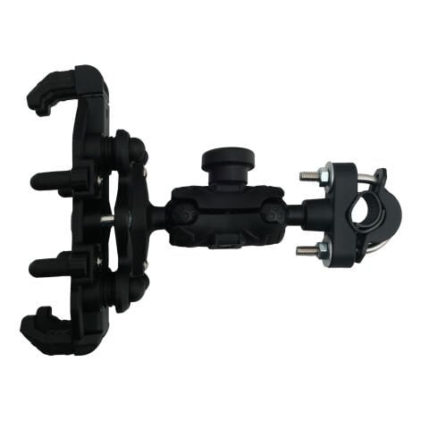 GP Kompozit TTR06 Universal Gidon Bağlantılı Titreşim Modüllü Telefon Tutucu Siyah-Kırmızı