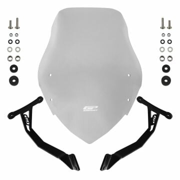 GP Kompozit Honda CB125F 2023-2024 Uyumlu Ön Cam Şeffaf