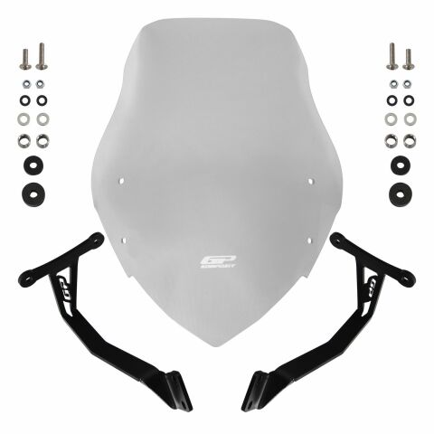 GP Kompozit Honda CB125F 2023-2024 Uyumlu Ön Cam Şeffaf