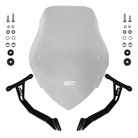 GP Kompozit Honda CB125F 2023-2024 Uyumlu Ön Cam Şeffaf