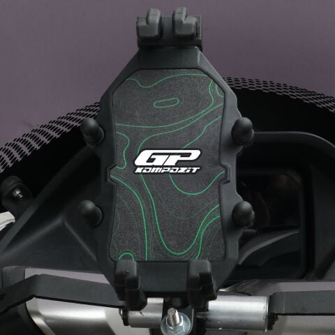 GP Kompozit TTR06 Universal Gidon Bağlantılı Titreşim Modüllü Telefon Tutucu Siyah-Yeşil