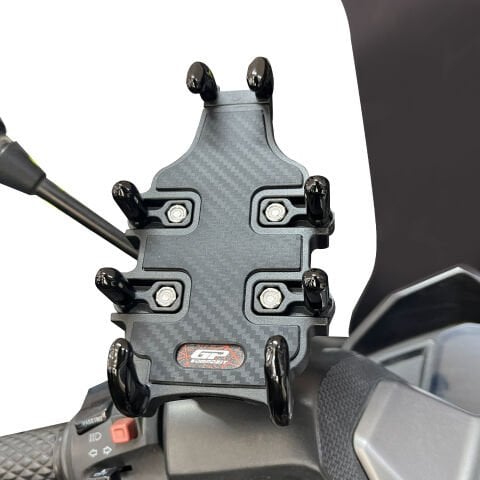 GP Kompozit TTR12 Universal Ayna Bağlantılı Titreşim Modüllü Telefon Tutucu Siyah