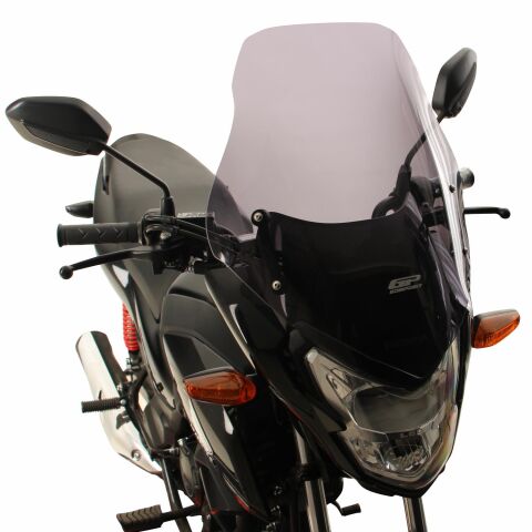 GP Kompozit Honda CB125F 2023-2024 Uyumlu Ön Cam Siyah