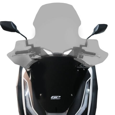 GP Kompozit Honda PCX 125 / 150 2025-2026 Uyumlu Elcikli Ön Cam Füme