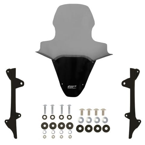 GP Kompozit Honda PCX 125 / 150 2025-2026 Uyumlu Elcikli Ön Cam Füme