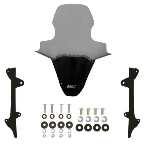 GP Kompozit Honda PCX 125 / 150 2025-2026 Uyumlu Elcikli Ön Cam Füme