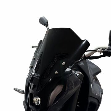 GP Kompozit Yamaha MT-07 2021-2023 Uyumlu Ön Cam Siyah