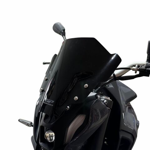 GP Kompozit Yamaha MT-07 2021-2023 Uyumlu Ön Cam Siyah