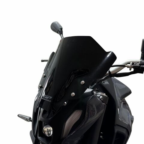 GP Kompozit Yamaha MT-07 2021-2023 Uyumlu Ön Cam Siyah