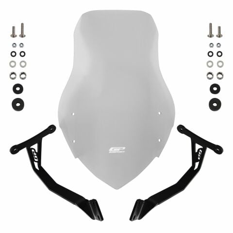 GP Kompozit Honda CB125F 2023-2024 Uyumlu Tur Camı Şeffaf