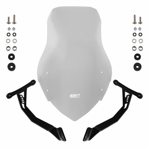 GP Kompozit Honda CB125F 2023-2024 Uyumlu Tur Camı Şeffaf