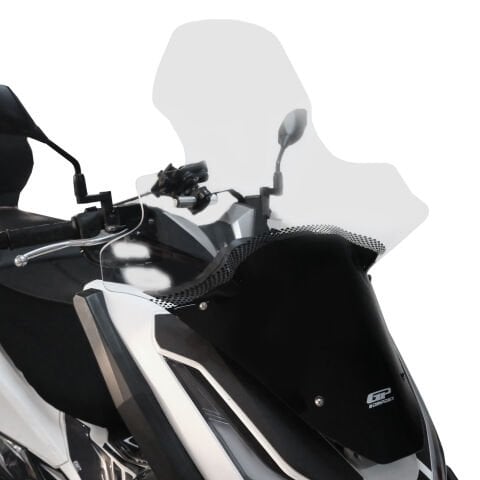 GP Kompozit Honda PCX 125 / 150 2025-2026 Uyumlu Elcikli Ön Cam Şeffaf