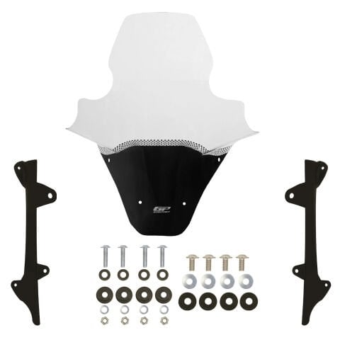 GP Kompozit Honda PCX 125 / 150 2025-2026 Uyumlu Elcikli Ön Cam Şeffaf