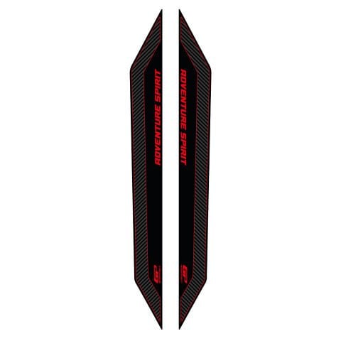 GP Kompozit Honda ADV 350 2023-2026 Uyumlu Sele Altı Yan Pad Karbon-Kırmızı