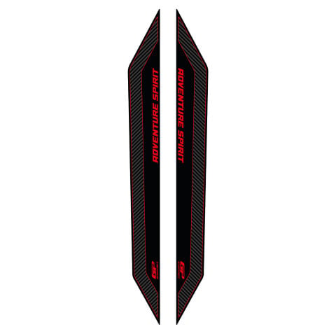 GP Kompozit Honda ADV 350 2023-2026 Uyumlu Sele Altı Yan Pad Karbon-Kırmızı
