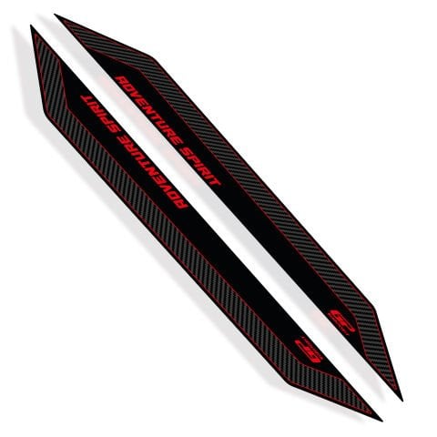 GP Kompozit Honda ADV 350 2023-2026 Uyumlu Sele Altı Yan Pad Karbon-Kırmızı