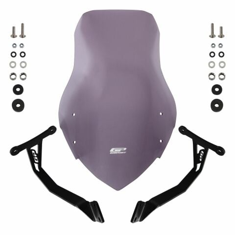 GP Kompozit Honda CB125F 2023-2024 Uyumlu Tur Camı Füme