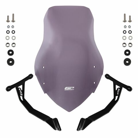 GP Kompozit Honda CB125F 2023-2024 Uyumlu Tur Camı Füme