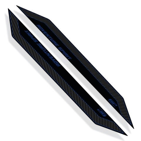 GP Kompozit Honda ADV 350 2023-2026 Uyumlu Sele Altı Yan Pad Karbon-Mavi