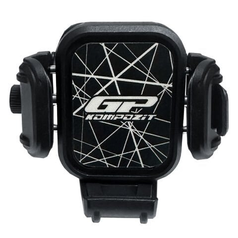 GP Kompozit TTR11 Universal Ayna Bağlantılı Titreşim Modüllü Telefon Tutucu Siyah-Beyaz