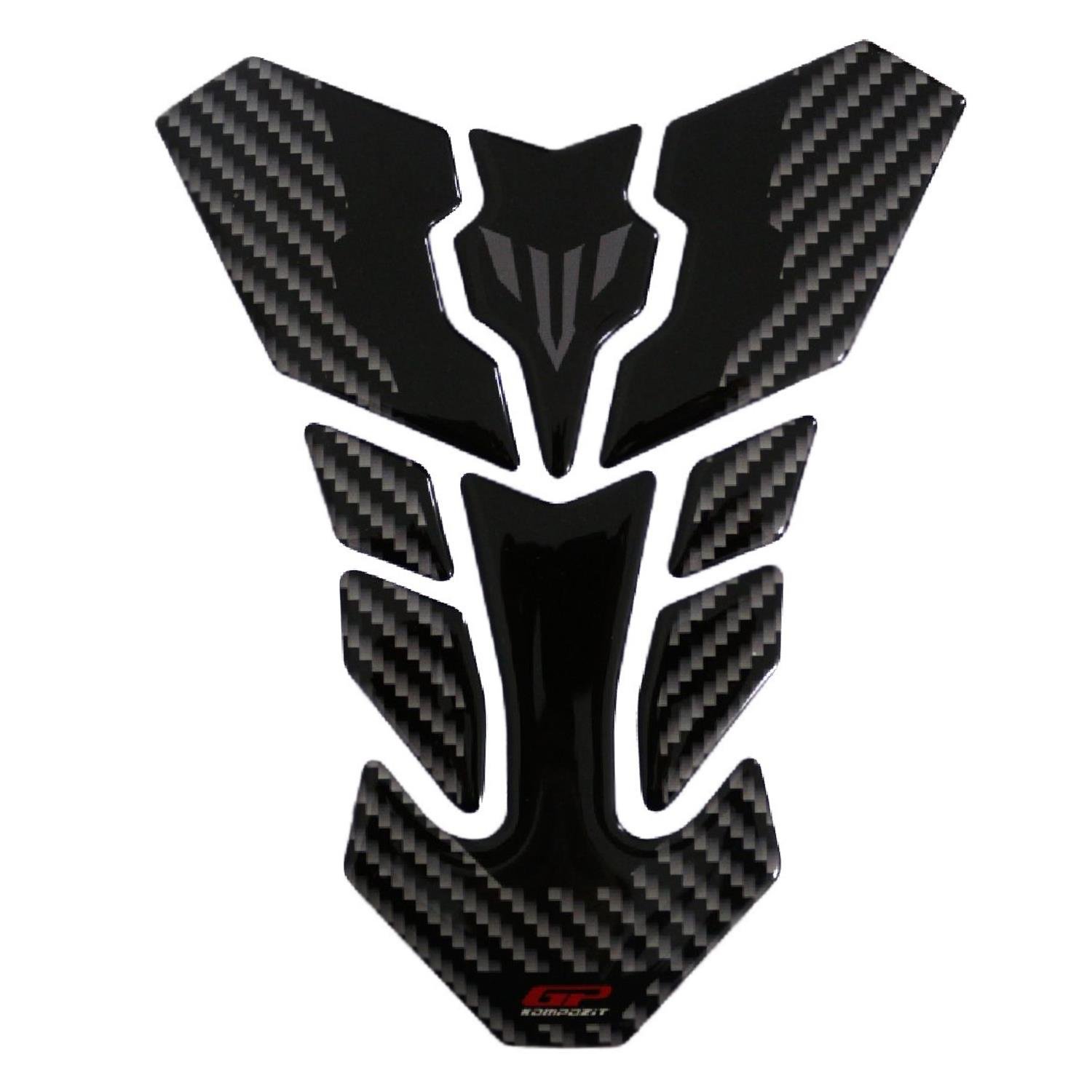 GP Kompozit Yamaha MT-25 2015-2026 Uyumlu Tank Pad Siyah-Karbon