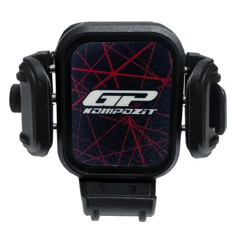 GP Kompozit TTR11 Universal Ayna Bağlantılı Titreşim Modüllü Telefon Tutucu Siyah-Kırmızı