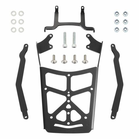 GP Kompozit Honda CB125F 2024 Uyumlu Arka Çanta Demiri Siyah