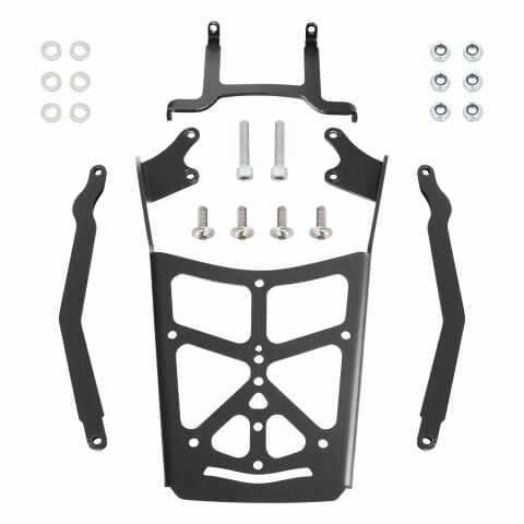 GP Kompozit Honda CB125F 2024 Uyumlu Arka Çanta Demiri Siyah