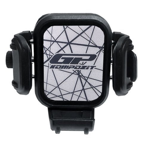 GP Kompozit TTR11 Universal Ayna Bağlantılı Titreşim Modüllü Telefon Tutucu Beyaz-Siyah