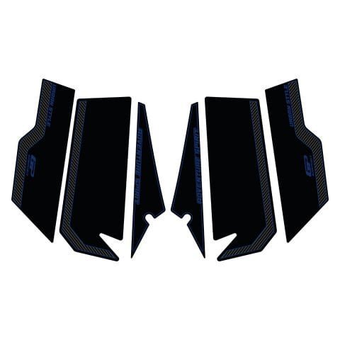 GP Kompozit Honda ADV 350 2023-2026 Uyumlu Yan Pad Karbon-Mavi