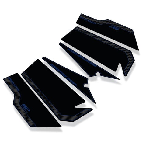 GP Kompozit Honda ADV 350 2023-2026 Uyumlu Yan Pad Karbon-Mavi