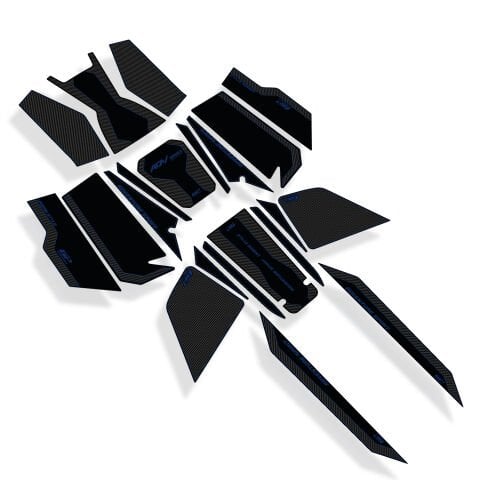 GP Kompozit Honda ADV 350 2023-2026 Uyumlu Full Pad Seti Karbon-Mavi