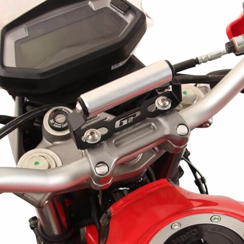 GP Kompozit Honda CB125F 2023-2026 Uyumlu Telefon / Navigasyon Tutucu Siyah