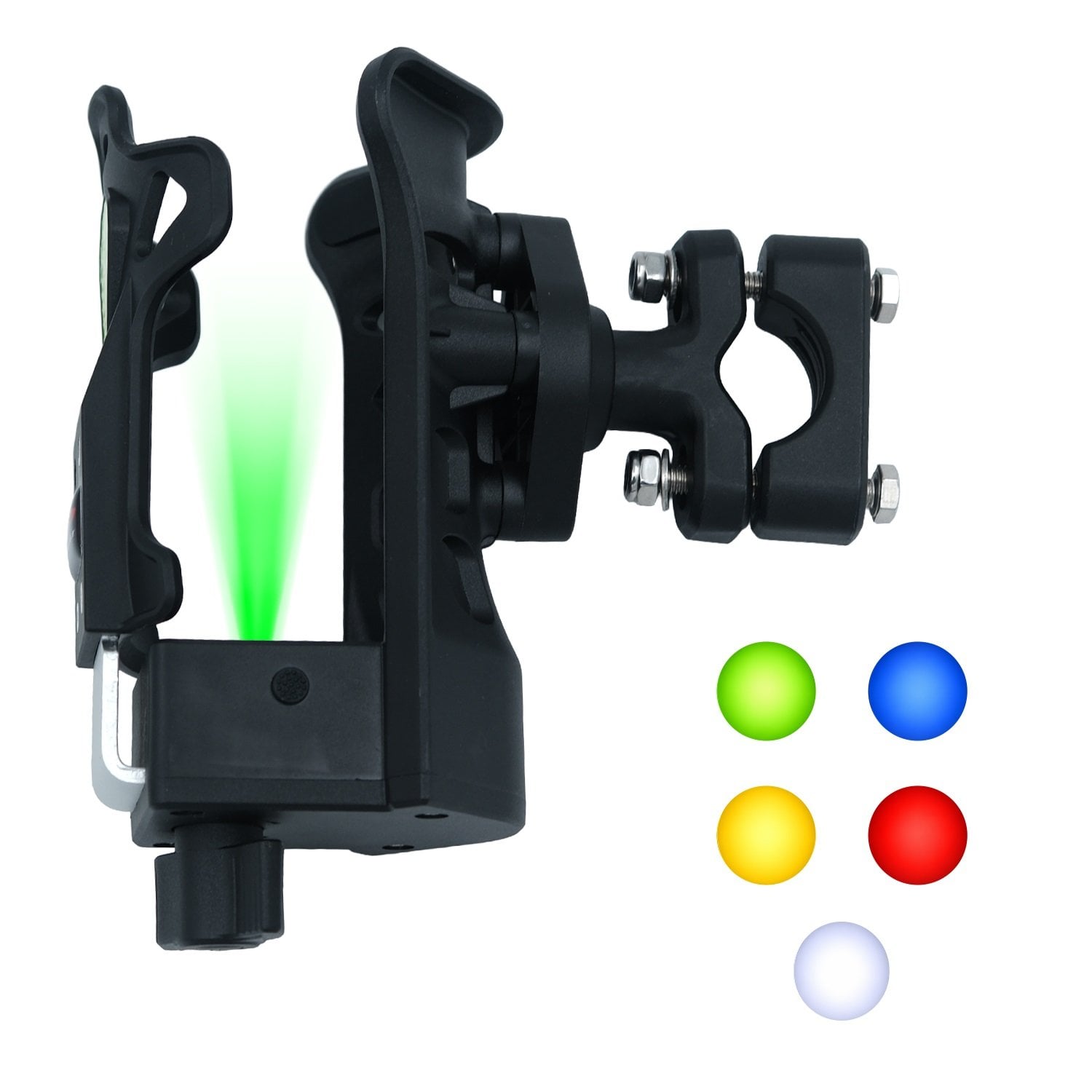 GP Kompozit TRM002 Universal Led Işıklı Bisiklet Motosiklet Termos-Suluk Tutucu Siyah