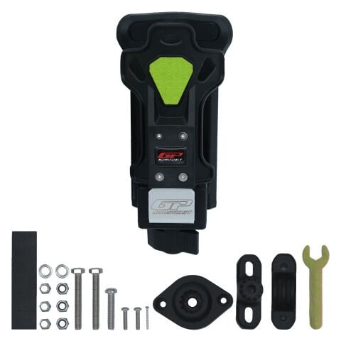 GP Kompozit TRM002 Universal Led Işıklı Bisiklet Motosiklet Termos-Suluk Tutucu Siyah