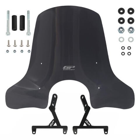 GP Kompozit SYM Fiddle 2024 Uyumlu Elcikli Ön Cam Füme