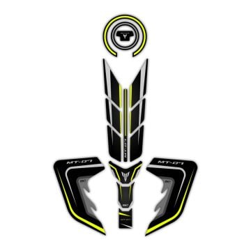 GP Kompozit Yamaha MT-07 2018-2020 Uyumlu Tank Pad Seti Sarı