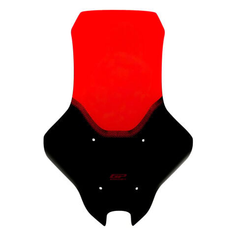 GP Kompozit Yamaha NMAX 125 / 155 2025-2026 Uyumlu Baskılı Ön Cam Kırmızı