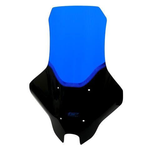 GP Kompozit Yamaha NMAX 125 / 155 2025-2026 Uyumlu Baskılı Ön Cam Mavi