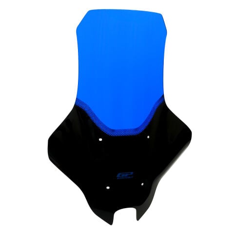 GP Kompozit Yamaha NMAX 125 / 155 2025-2026 Uyumlu Baskılı Ön Cam Mavi