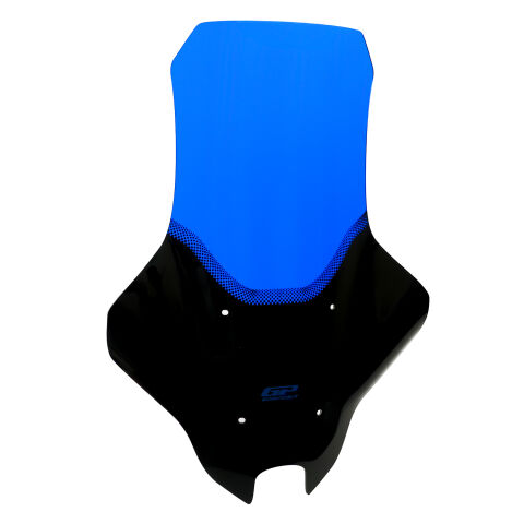 GP Kompozit Yamaha NMAX 125 / 155 2025-2026 Uyumlu Baskılı Ön Cam Mavi