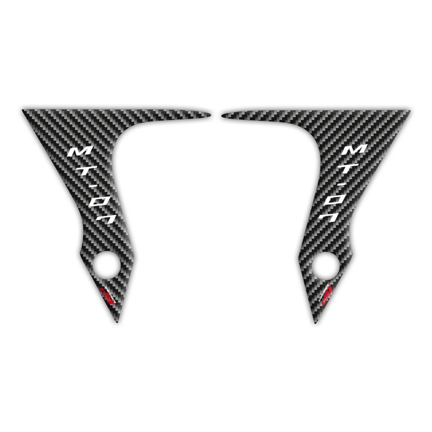 GP Kompozit Yamaha MT-07 2014-2017 Uyumlu Çamurluk Pad Seti Karbon