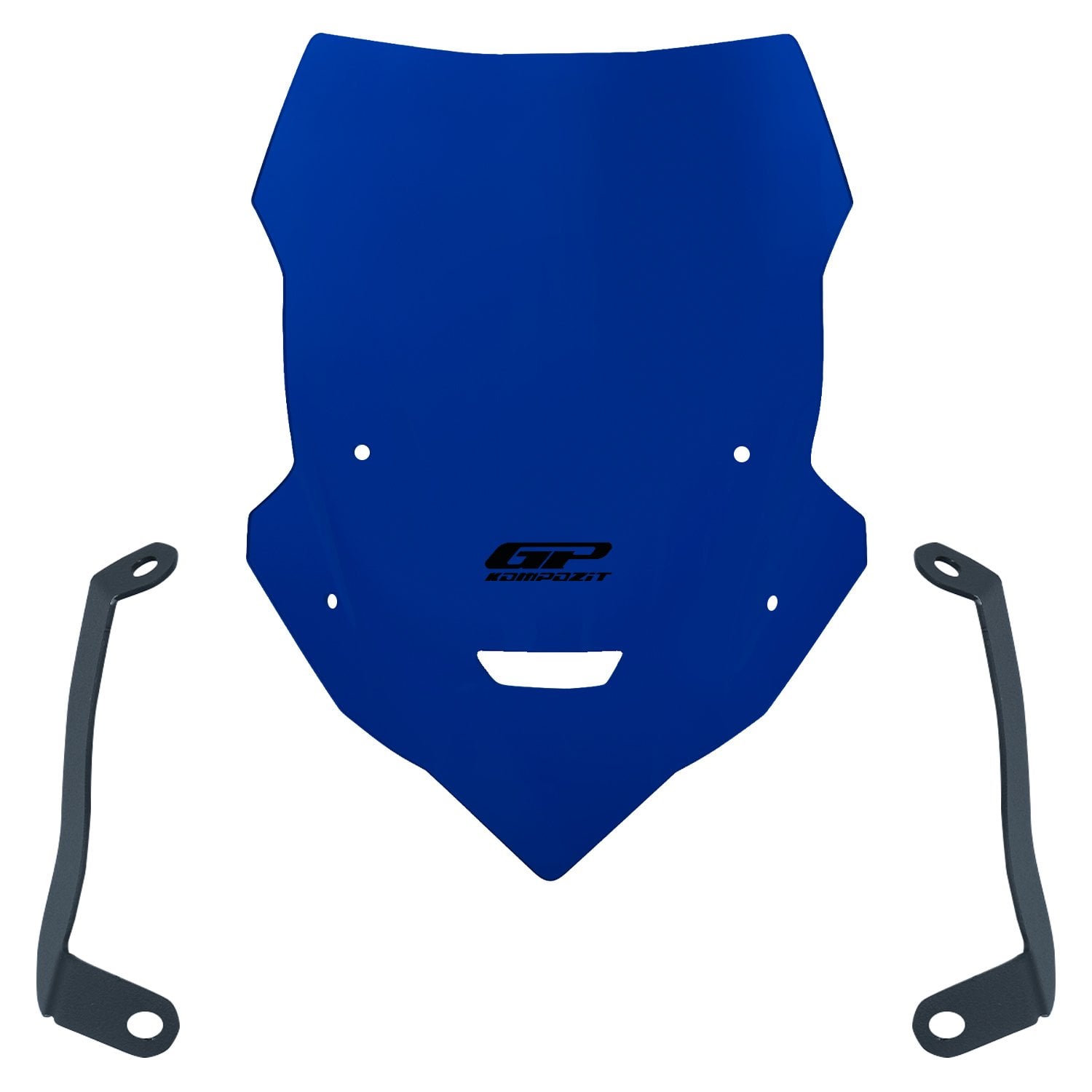 GP Kompozit Yamaha MT-25 2020-2026 Uyumlu Kısa Tur Camı Mavi