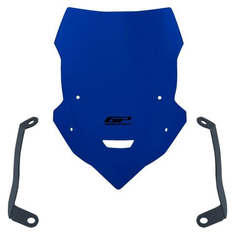 GP Kompozit Yamaha MT-25 2020-2026 Uyumlu Kısa Tur Camı Mavi