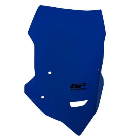 GP Kompozit Yamaha MT-25 2020-2026 Uyumlu Kısa Tur Camı Mavi