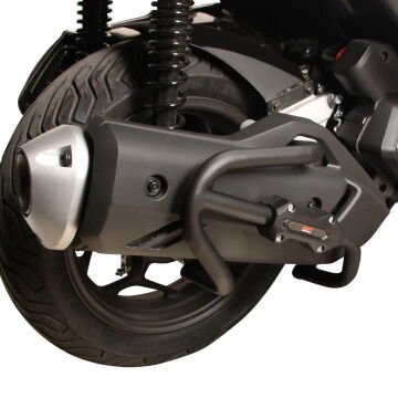 GP Kompozit Honda PCX 125 2021-2025 Uyumlu Egzoz Koruma Demiri Siyah